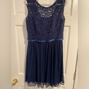 David’s Bridal Short Bridesmaid Dress